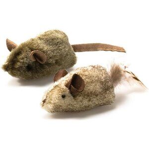 Twice the Mice Cat Toy, 2pc (Interactive Catnip Toy)